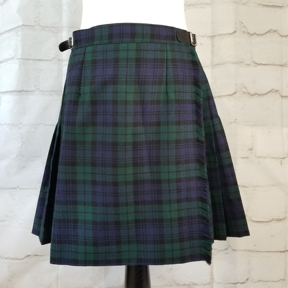 McCarthy 18 Black Watch Tartan Plaid Uniform Skirt - Picture 2 of 11